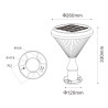 Solar LED Wall Light 6W IP65