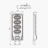 200W LED SOLAR STREET LIGHT WITH MOTION SENSOR