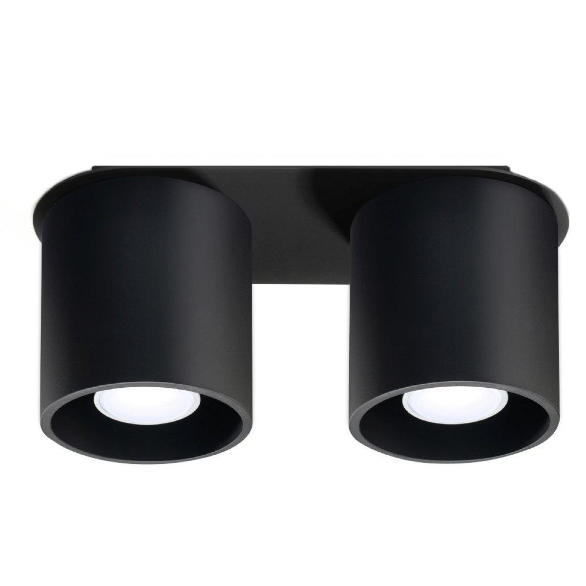 Double Aluminum Ceiling Light GU10 - Orbis Series