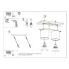 Double Aluminum Ceiling Light GU10 - Orbis Series