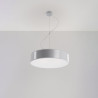 Lâmpada pendente ARENA 45 cinzenta