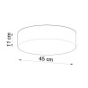 Candeeiro de tecto ARENA 45 preto