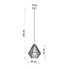 Pendant lamp CELTA black