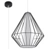 Candeeiro pendente DEMI preto