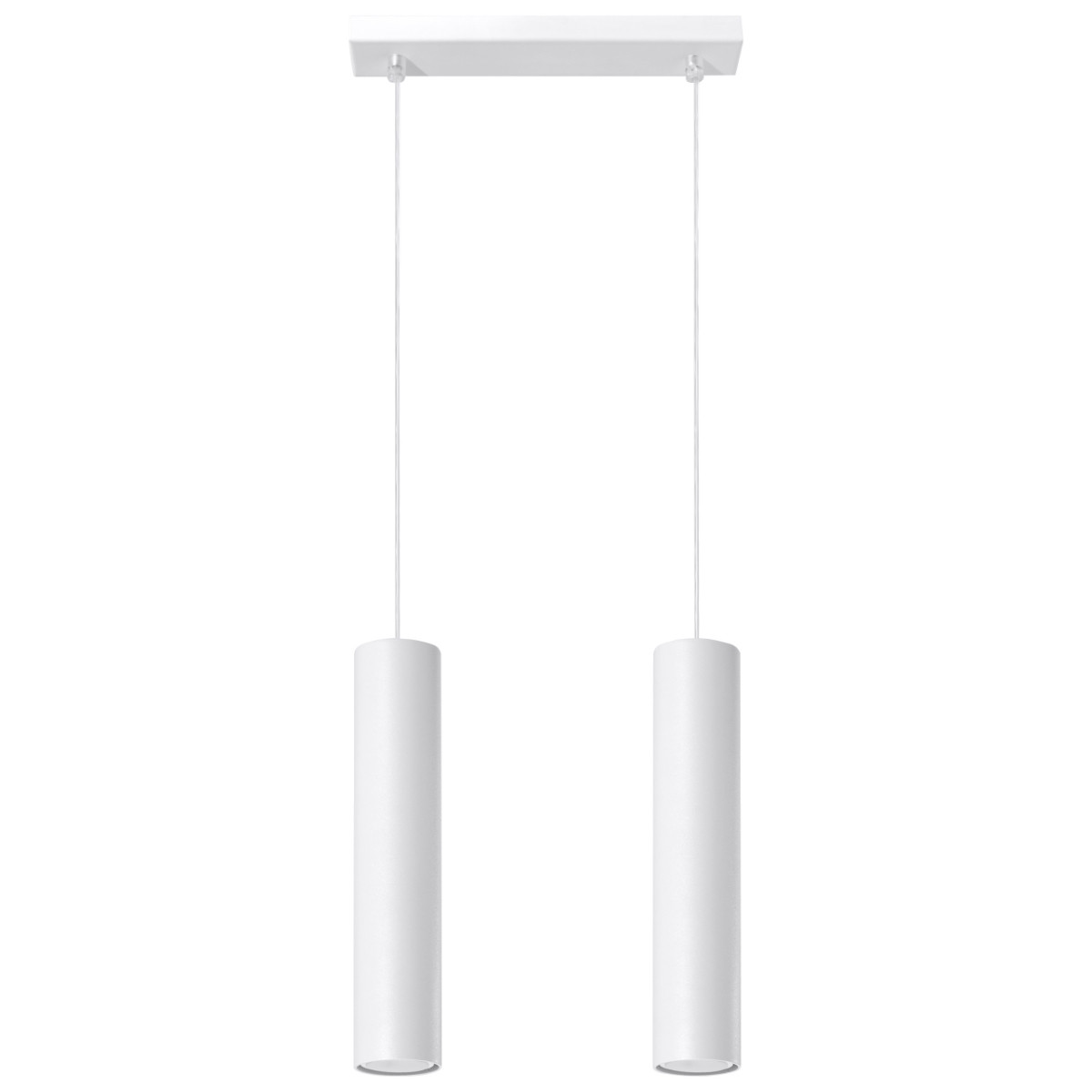 Candeeiro pendente LAGOS 2 branco