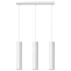 Lámpara colgante LAGOS 3L blanca