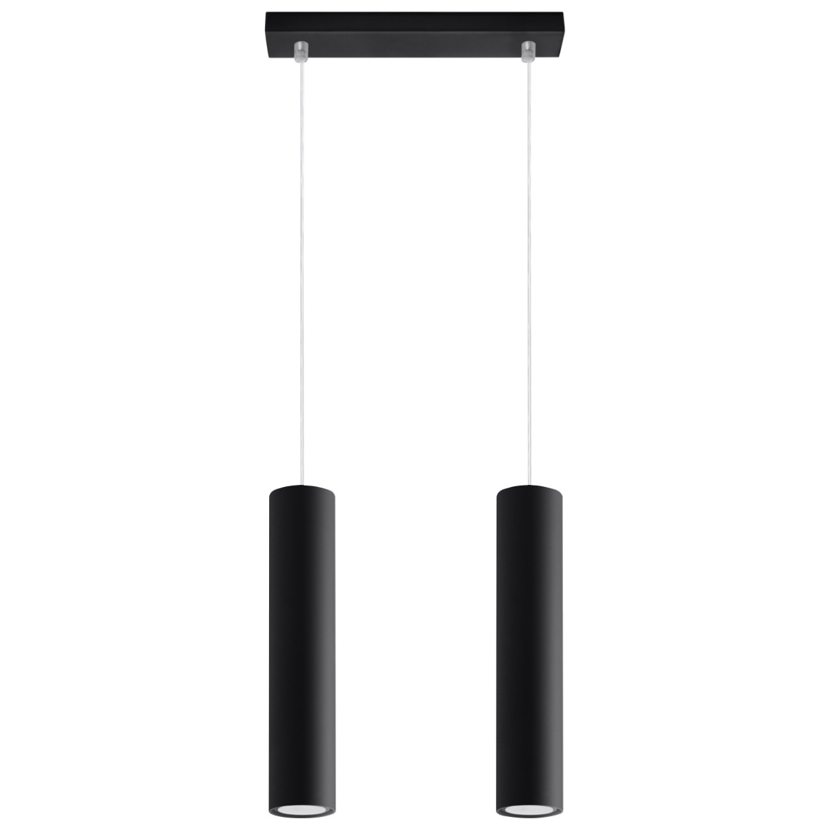 Candeeiro pendente LAGOS 2 preto