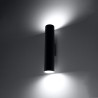 Candeeiro de parede LAGOS 2 preto