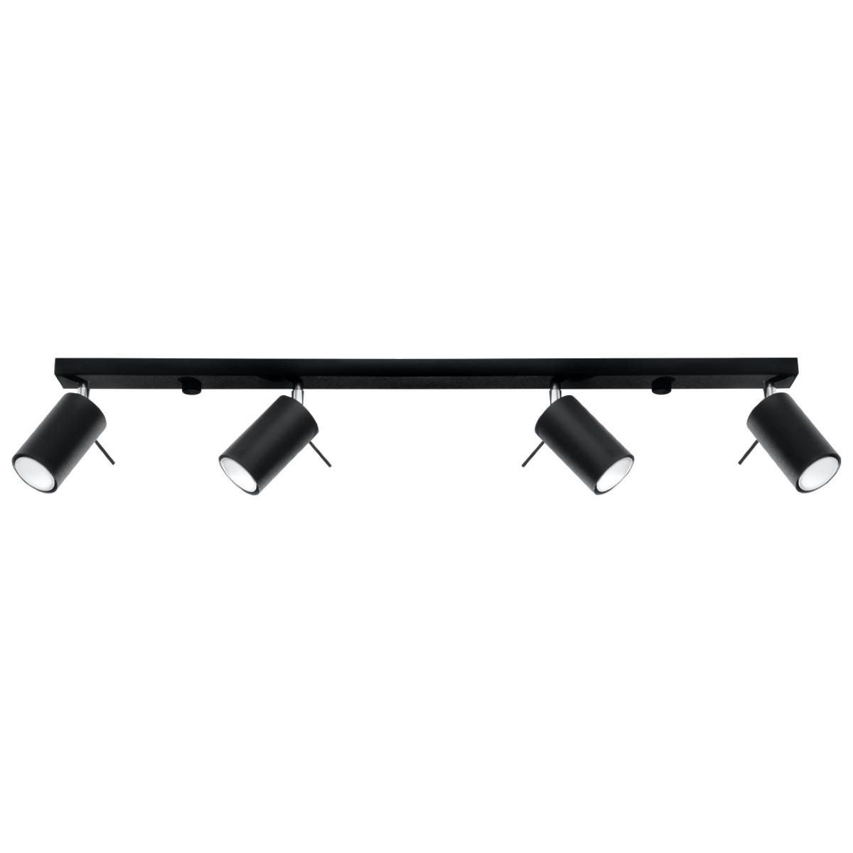 Plafón RING 4L negro