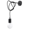Candeeiro de parede EDISON preto