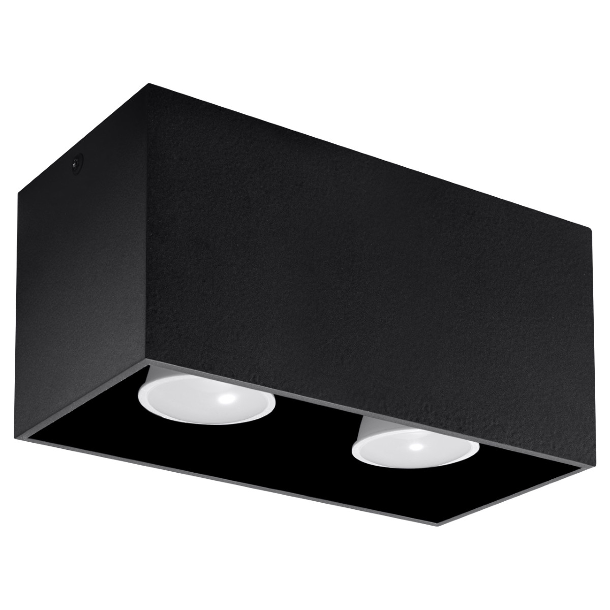 Candeeiro de tecto QUAD preto