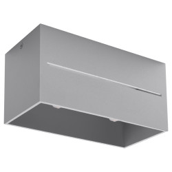 Lámpara de techo LOBO 2 gris