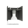 Lámpara de techo PIXAR gris