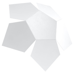 Aplique PENTA blanco