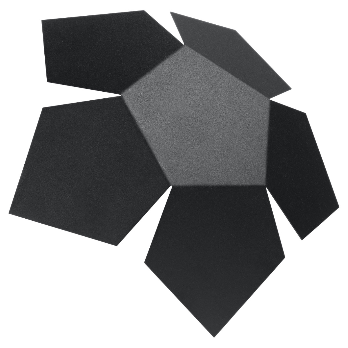 Candeeiro de parede PENTA preto