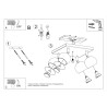 Candeeiro de tecto OCULARE 4 branco
