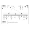 Ceiling lamp OCULARE 6L white
