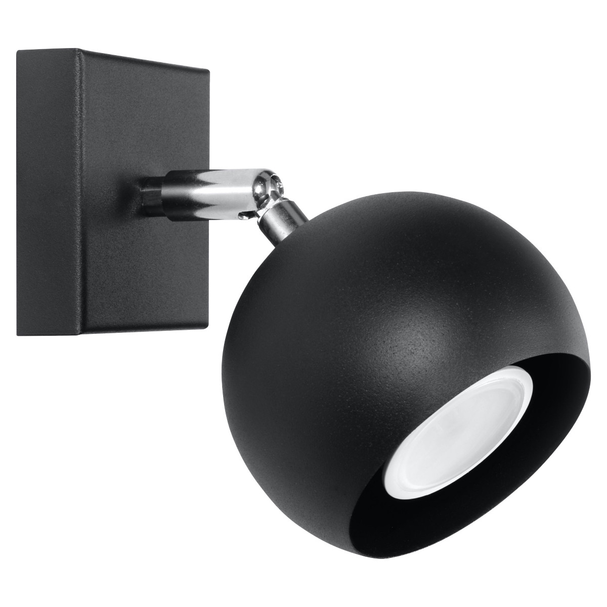 Candeeiro de parede OCULARE preto
