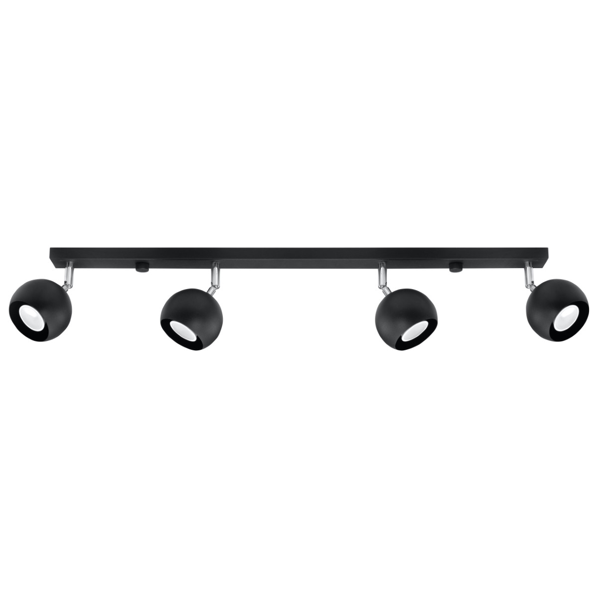 Candeeiro de tecto OCULARE 4L preto