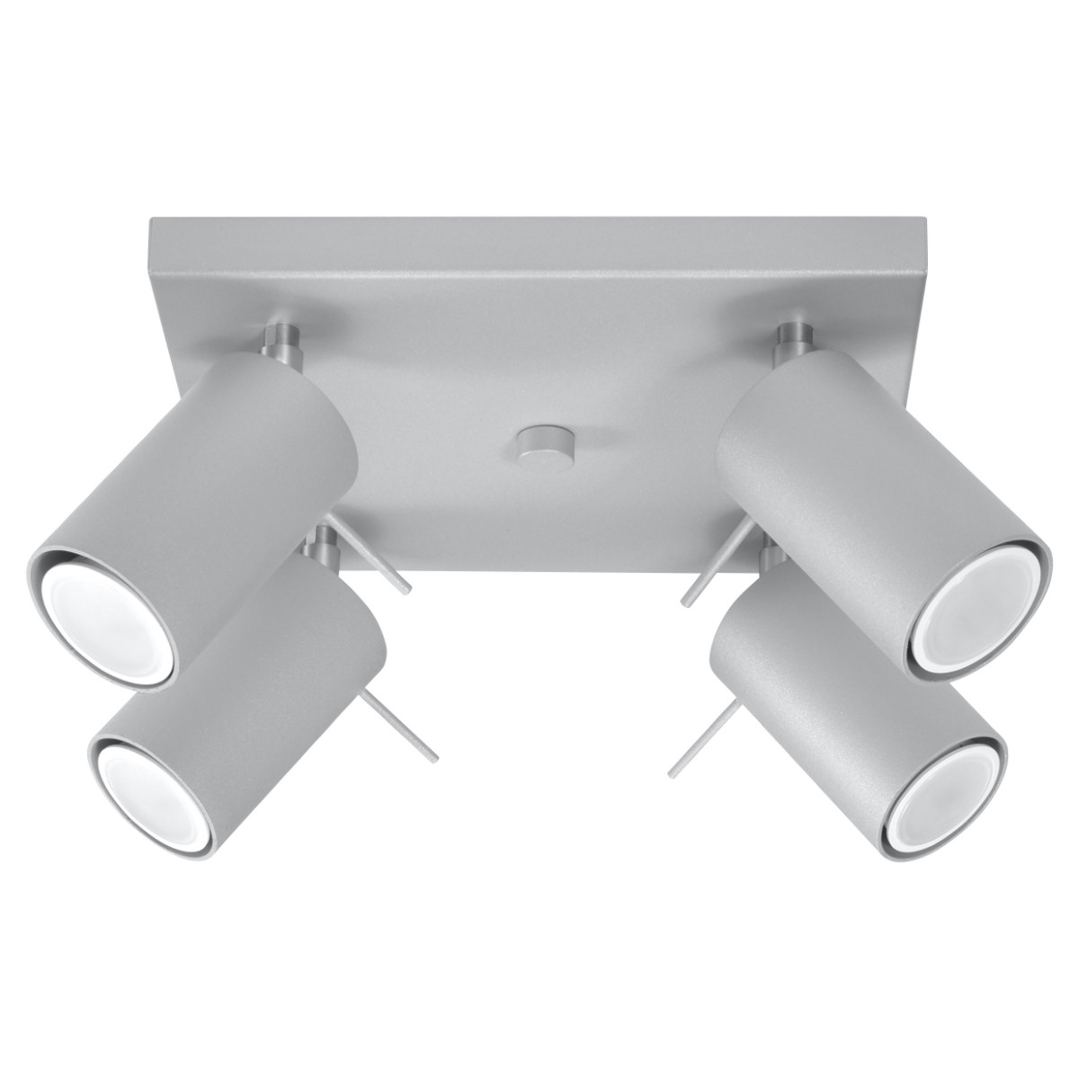 Lámpara de techo RING 4 gris
