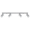 Plafonnier RING 4L gris