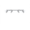 Plafonnier RING 4L gris
