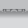 Ceiling lamp RING 6L grey