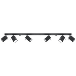 Plafonnier MERIDA 6L noir