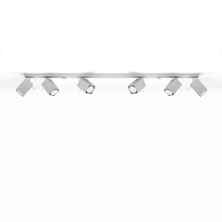 Plafonnier MERIDA 6L gris