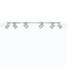 Ceiling lamp MERIDA 6L grey