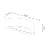 Wall lamp ATENA concrete