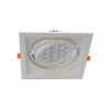 Marco orientable para AR111 color blanco