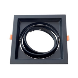 Marco orientable para AR111 color negro