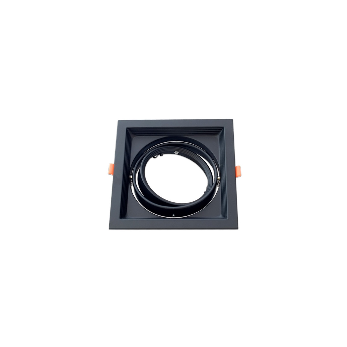 Moldura ajustável para AR111 negro