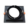Marco orientable para AR111 color negro