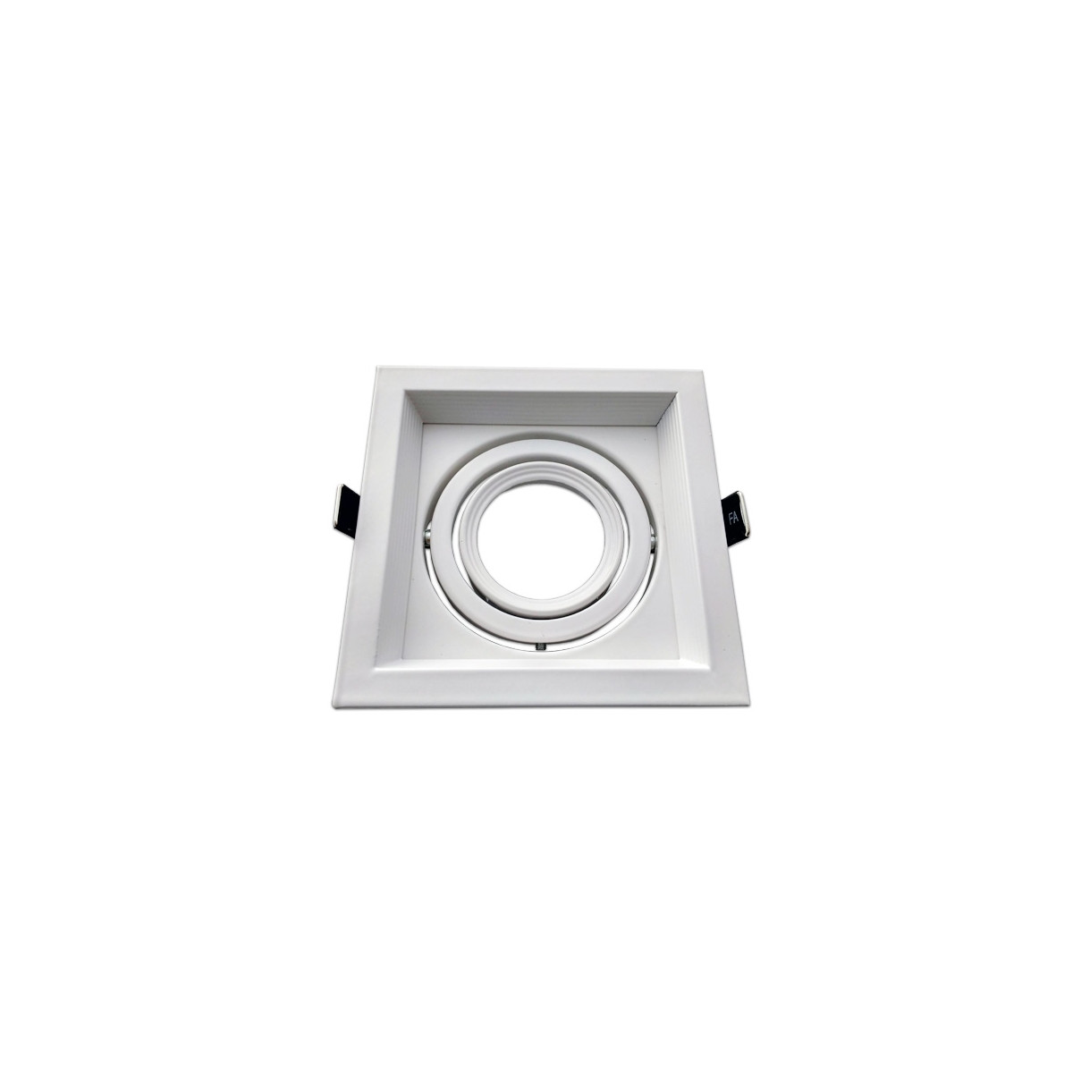 Marco orientable para AR111 color blanco