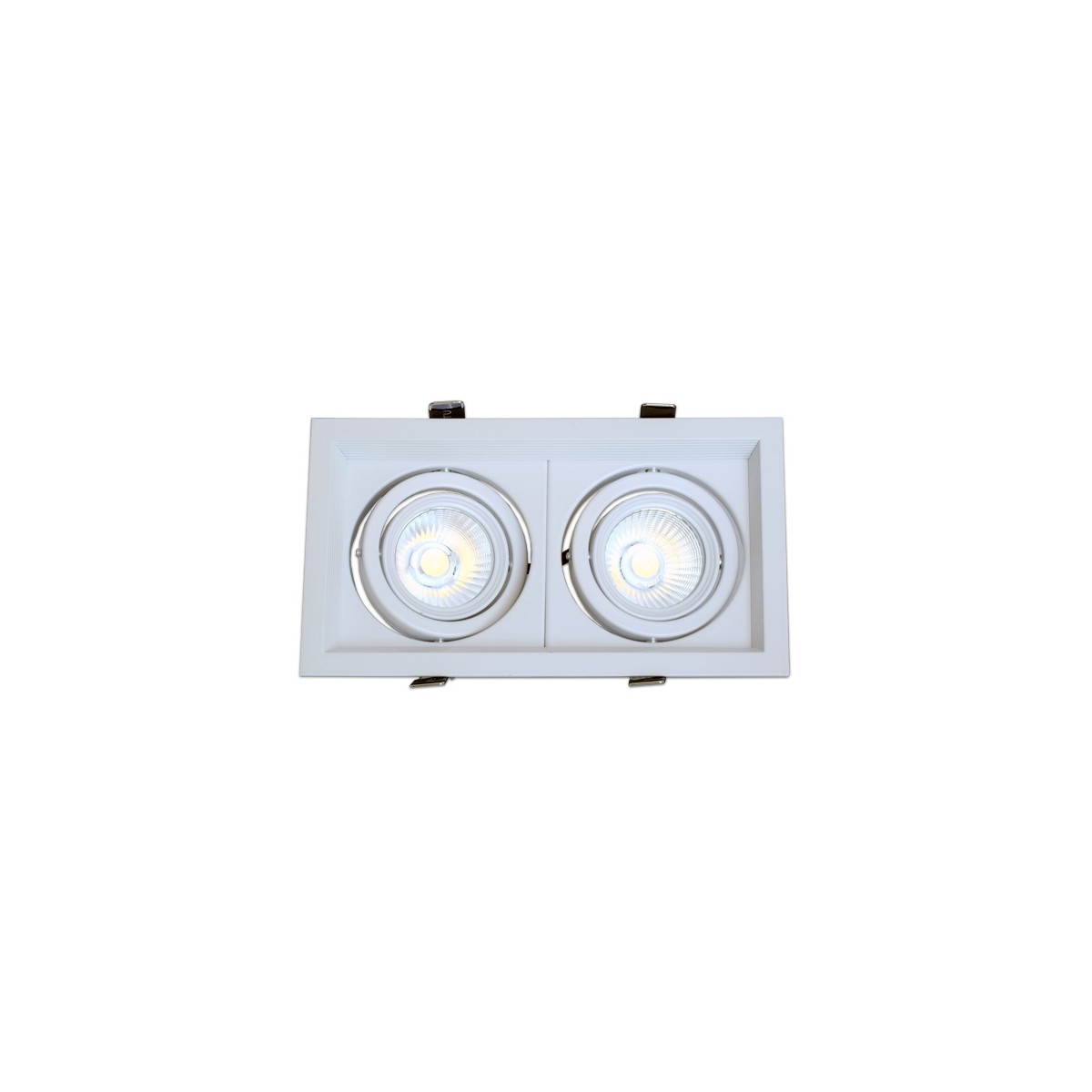Marco orientable doble para AR60 color blanco