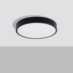 Plafonnier ONYX 50 noir LED 3000K