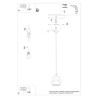 Pendant lamp ceramic MINT