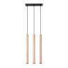Pendant lamp PASTELO 3L wood