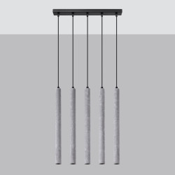 Pendant lamp PASTELO 5L concrete