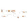 Chandelier TIMBO 6 white