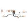 Chandelier TIMBO 6 black