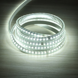 Tira LED 220V SMD 8W/m 720lm 12mm Ancho IP65 frio
