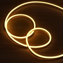 Neón Flexible 220V 7W/m 560lm 16mm Ancho IP65 Cálida