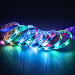 Tira LED Digital RGBIC SPI 12V 36W/m 2100lm IP20 - Rollo 5 Metros