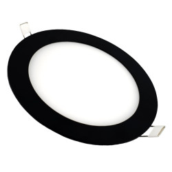 Panneau led 6W rond NOIR
