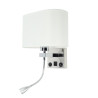 CANDEEIRO DE PAREDE E27 - LUZ DE LEITURA - USB A+C