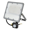 50W flat LED floodlight IP66 with motion sensor
