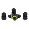 3X1.5mm² waterproof T conector - 3 wire
